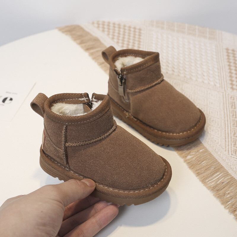 12-16 cm-es téli csizma tipegő lányoknak fiúknak baba hócsizmák csecsemőknek, vízálló sétálóknak, csúszásgátlós kültéri cipőknek