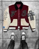 „Y2K Harajuku“ naujos mados raidės, išsiuvinėtos beisbolo uniformos vyrams High Street Retro Hiphop Populiari laisvalaikio švarkelių pora