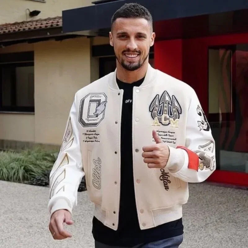 Utcán népszerű hip-hop nehéziparos dzseki és kabát férfi Y2K új harajuku divat Joker baseball egyenruha pár alkalmi dzsekik