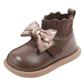 Augstas kvalitātes 2024. gada jauni rudens bērnu zābaki meitenēm. Jauki puķu zābaki ar puķu puszābakiem, gumijas zoli, uzvelkami, modes mazuļu apavi