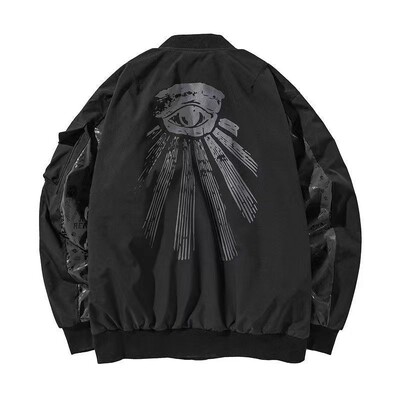 USA férfi bombázó dzseki Baseball egyenruha Air Force One Army Aviation Jumper Aviator Munkaruha Baseball mez hímzés férfi kabát