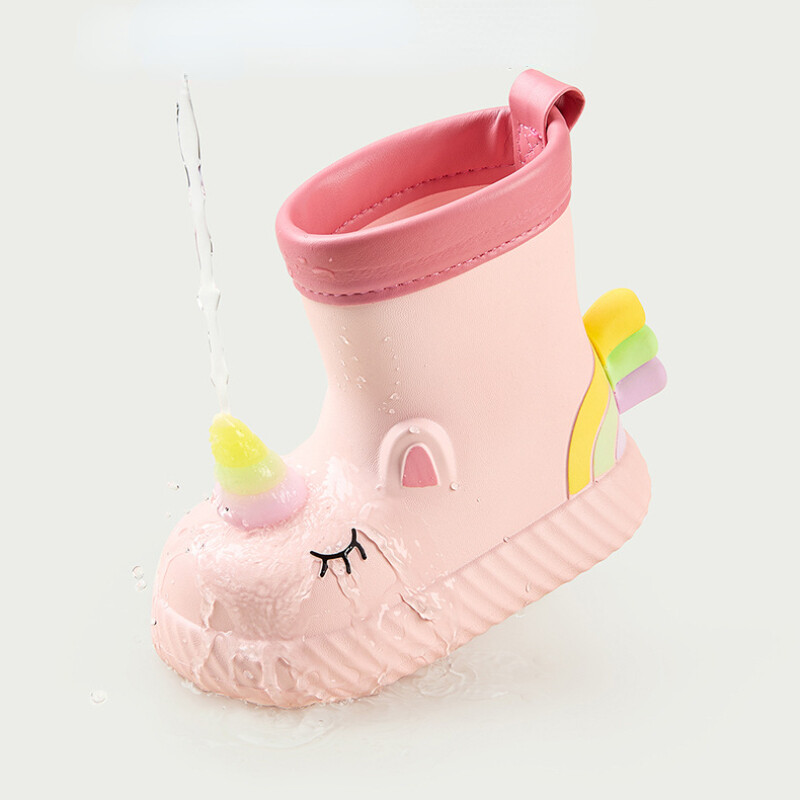 Gyerekek Esőcsizma Kisfiú Lány Csúszásmentes Szabadtéri Rajzfilm Aranyos Esőcsizma Gyerekek Csúszásmentes Gumi Vízálló Cipők Vízicipők