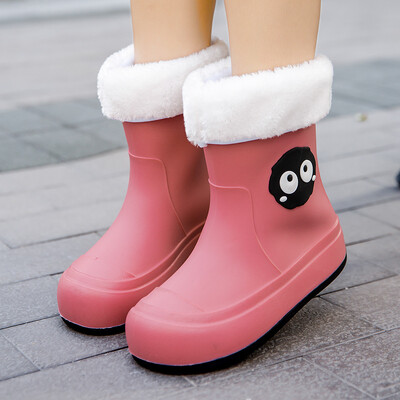 Gyermek esőcsizma fiúknak és lányoknak Csúszásgátló vízálló esőcipő Tartós kültéri kerti szülő-gyerek rajzfilm vízicipő