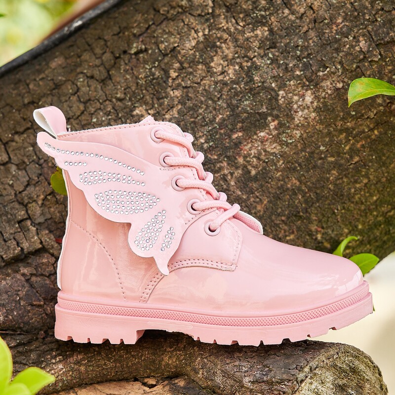 Kids Fashion hó meleg vízálló, csúszásmentes fiú lány csizma