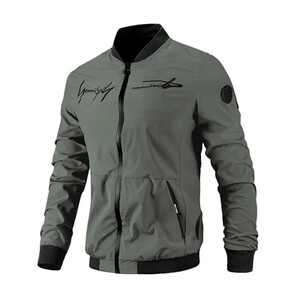 DIMUSI Rudens Vīriešu Bomberjaka Ikdienas vīriešu Ielu apģērbi Rāvējslēdzēja Mēteļi Modes Vīriešu Izšuvumi Beisbola Uniforma Jakas Apģērbs