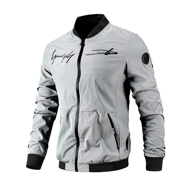 DIMUSI Rudens Vīriešu Bomberjaka Ikdienas vīriešu Ielu apģērbi Rāvējslēdzēja Mēteļi Modes Vīriešu Izšuvumi Beisbola Uniforma Jakas Apģērbs