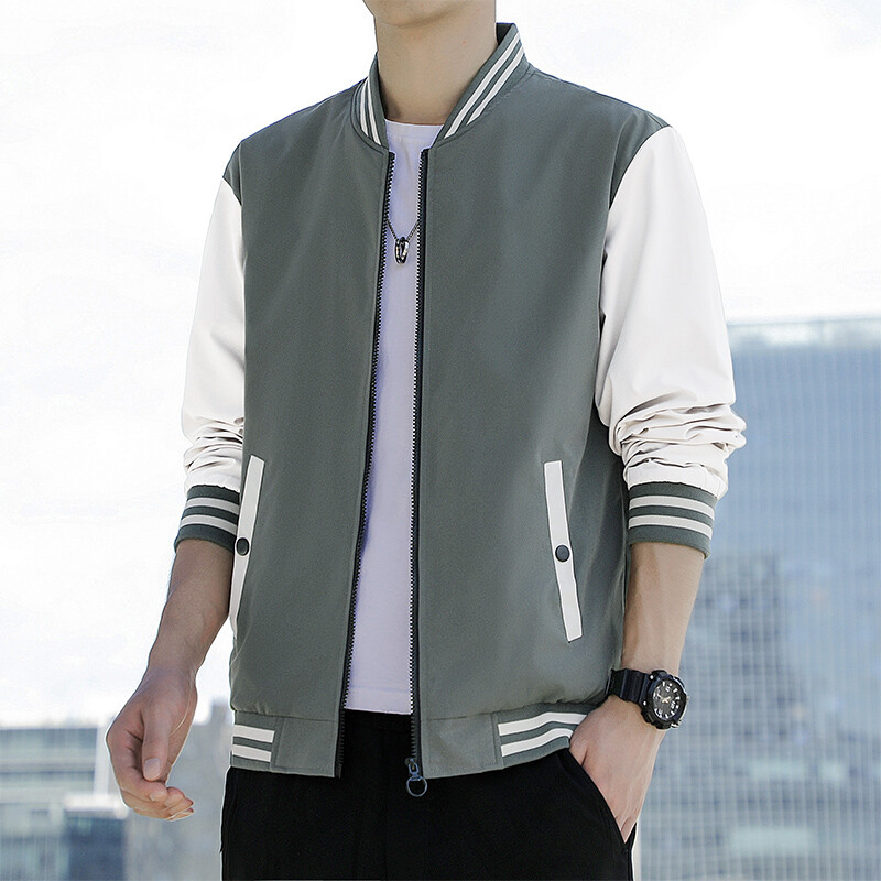 Új férfi őszi felső, koreai változat trendi férfi baseball ruha, téli új férfi alkalmi kabát, férfi