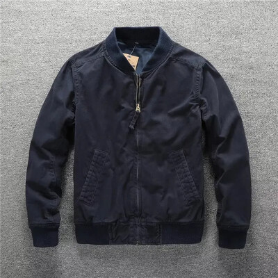 Vintage rudens/ziemas jauna vīriešu kamuflāžas jaka ikdienišķa moderna beisbola formas jaka vīriešiem brīvi, regulāra garuma