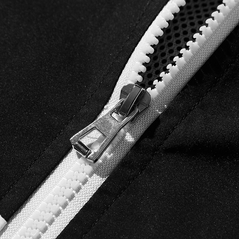 Beisbola uzvalks vīriešu jaka Pavasara plāns trīs stieņu moderns zīmola krāsu bloķējošs slim fit jaka ar garām piedurknēm vējjaka