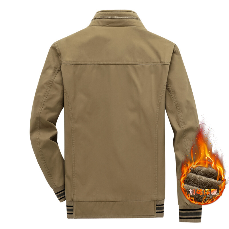 fleece calde jachete cu fermoar Top bărbați moda aviator jachetă fleece îngroșată caldă baseball jachetă toamnă și iarnă paltoane bărbați