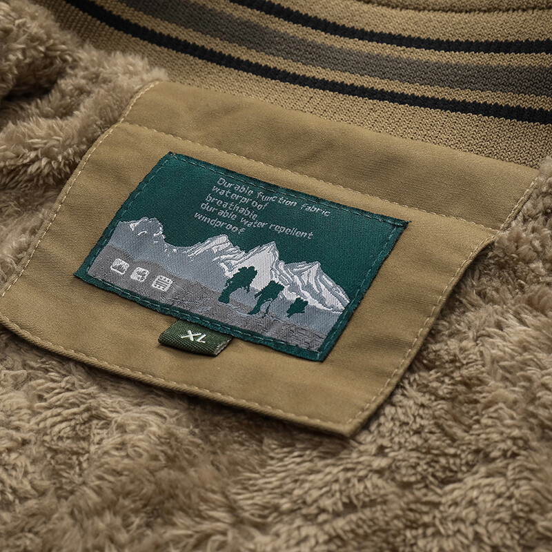 fleece calde jachete cu fermoar Top bărbați moda aviator jachetă fleece îngroșată caldă baseball jachetă toamnă și iarnă paltoane bărbați