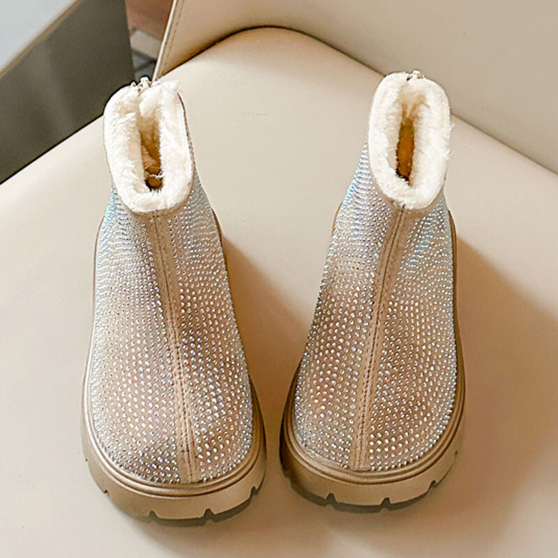 Lányok Csizmák Őszi Tél Gyerekek Divat Márka Középső Borjú Hercegnő csizmák Tipegő Gyerekcipők Csokornyakkendő Puha Talp Platform