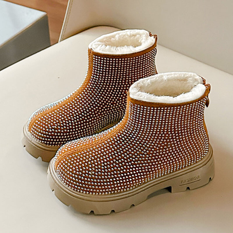 Lányok Csizmák Őszi Tél Gyerekek Divat Márka Középső Borjú Hercegnő csizmák Tipegő Gyerekcipők Csokornyakkendő Puha Talp Platform