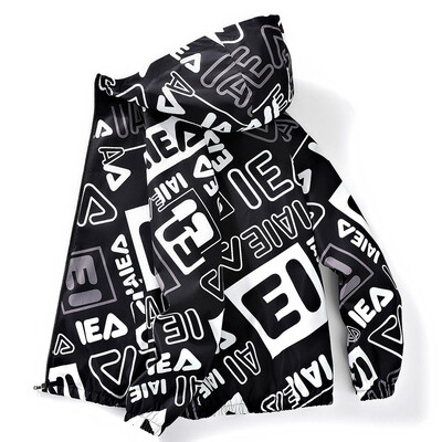 2024. gada jauna pavasara un rudens zīmola vīriešu vēja necaurlaidīga rāvējslēdzēja jaka ikdienas augstas kvalitātes beisbola jaka ar kapuci āra sporta jaka