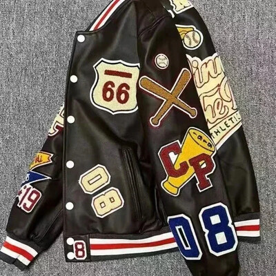 Amerikos naujo stiliaus gatvės striukė vyrų hip-hop Harajuku Heavy Industries striukė madinga universali beisbolo uniforma moteriški drabužiai