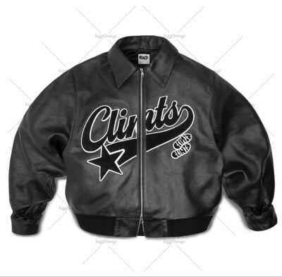 Retro drabužiai Laisvi madingi madingi prekės ženklo švarkai High Street Amerikos gatvės universalūs hiphopo stiliaus individualizuotos beisbolo uniformos