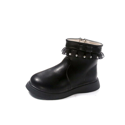 3-18 éves lányok rövid csizmák íjgyöngy lányok bőrcipő négy évszak divat száz gyerek baba Martin csizma cipő