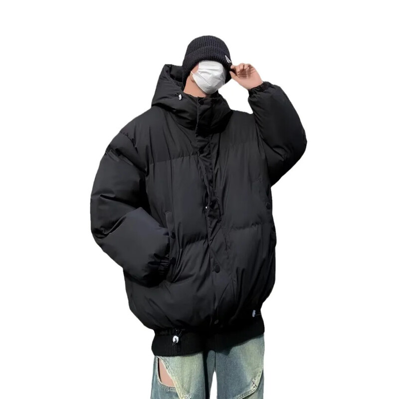 Pastorintas žieminis medvilninis paltas su gobtuvu, vyriškas, moteriškas, laisvalaikis, universalus, paminkštintas pora, neperpučiamas vėjo striukė, madinga