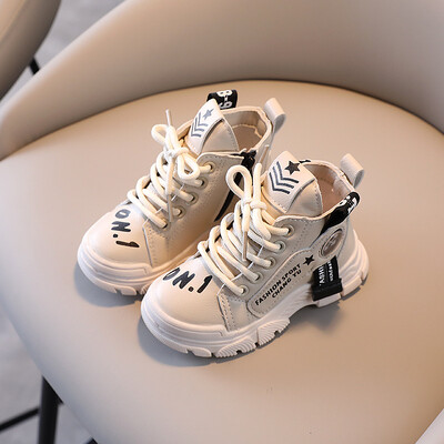 Bērnu zābaki zēnu zābaki Bērnu apavi meitenēm ziemas apavi Ikdienišķa moderna ikdienas kedas Modes puszābaki mazuļu zābaki Zapatos