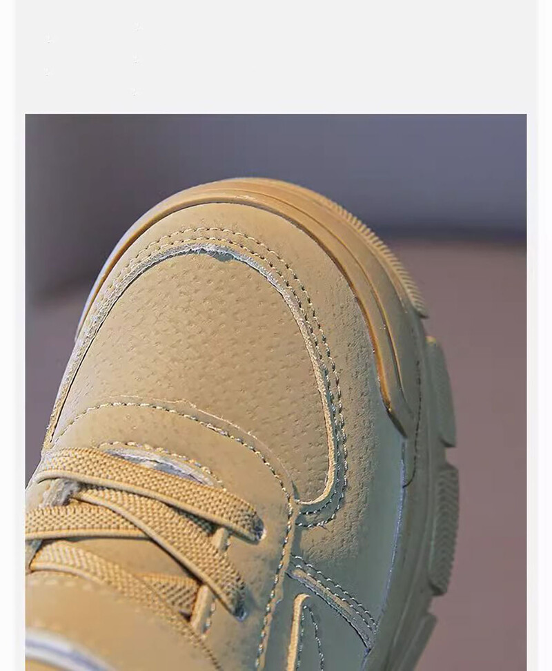 Téli plüss csizma gyerekeknek csúszásgátló vastag meleg hócsizma PU bőr Trend divat tinédzser fiú pamut cipő