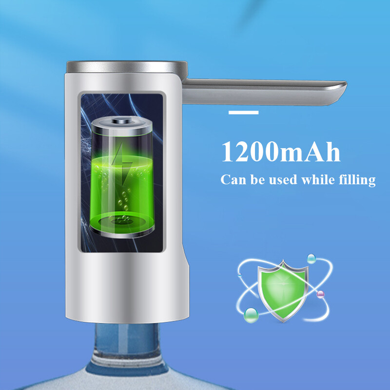 Skaitmeninis ekranas vandens siurblys, vandens balionėlis buteliui, USB automatinis elektrinis vandens galonų butelio siurblys gėrimo dozatorius