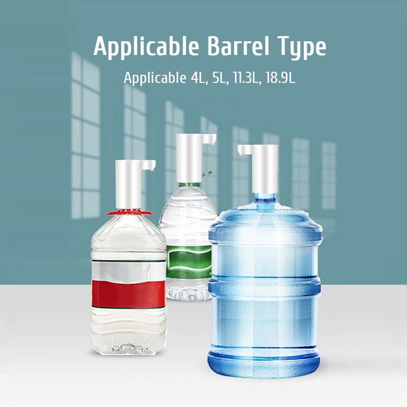 Vízpumpa palack adagoló Mini hordós kulacs pumpa elektromos USB Automata hordozható ivóvíz adagoló gép Home