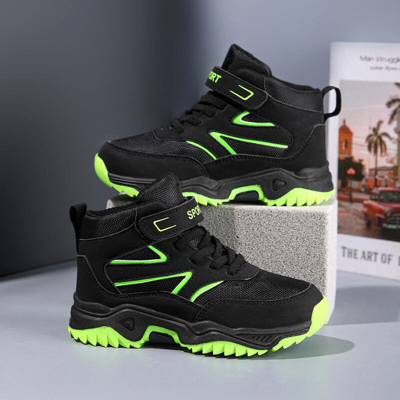 Kültéri fiúcsizma gyerekcipő őszi téli túracipő gyerek sport kiváló minőségű bokacsizma fiú cipőhöz 4-13 éves korig