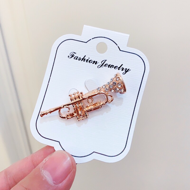 Jauna radošā saksofona piespraude, unisex korsāža, universāla modes mūzikas instrumenta nozīmīte, aksesuāri