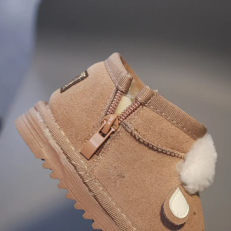 Χειμερινές μπότες για κοριτσάκια αγόρια Μπότες χιονιού Cartoon Παιδικά βελούδινα βαμβακερά παπούτσια Αντιολισθητικά Παιδικά μποτάκια εξωτερικού χώρου Βρεφικά παπούτσια για νήπια