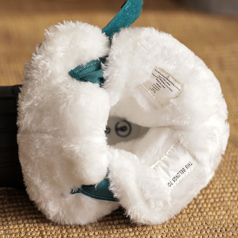 Ziemas bērni Sniega zābaki Zēni Meitenes Silti Ūdensnecaurlaidīgi Slēpošanas Zābaki Mazulim Jauki Karikatūra Dinozauru Apdrukas Augstie Zābaki