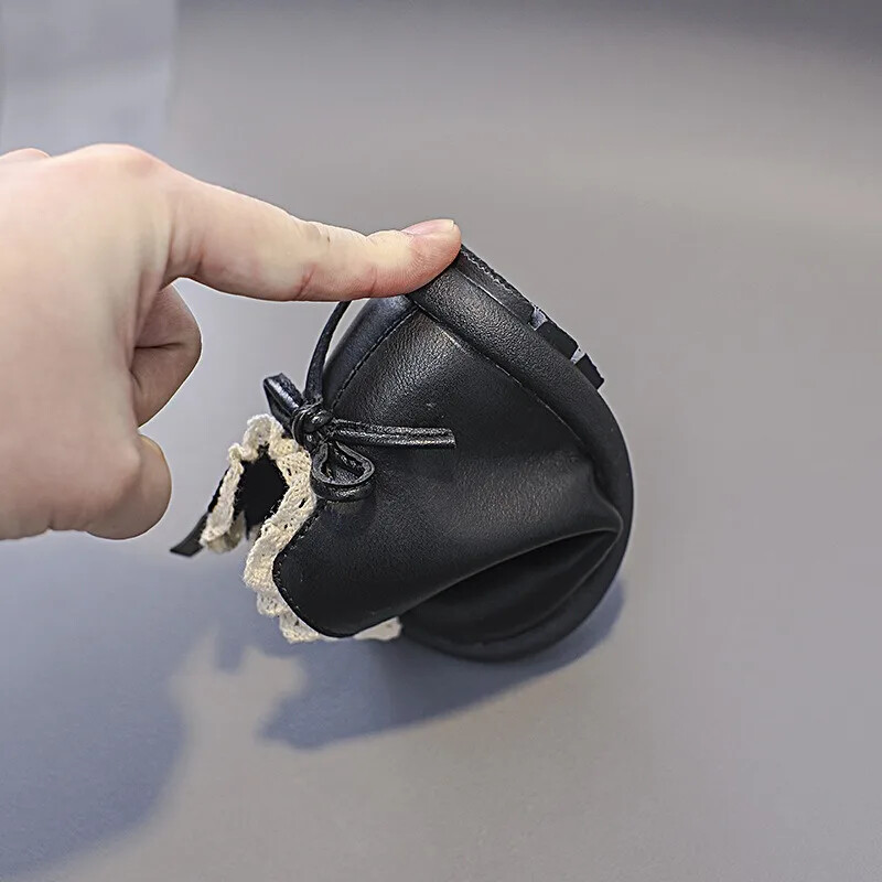 Őszi téli baba csizma lányoknak brit stílusú gyerekcipők gyerek masni csipke hercegnős cipők csúszásmentes puha talpú kültéri csecsemőcsizmák