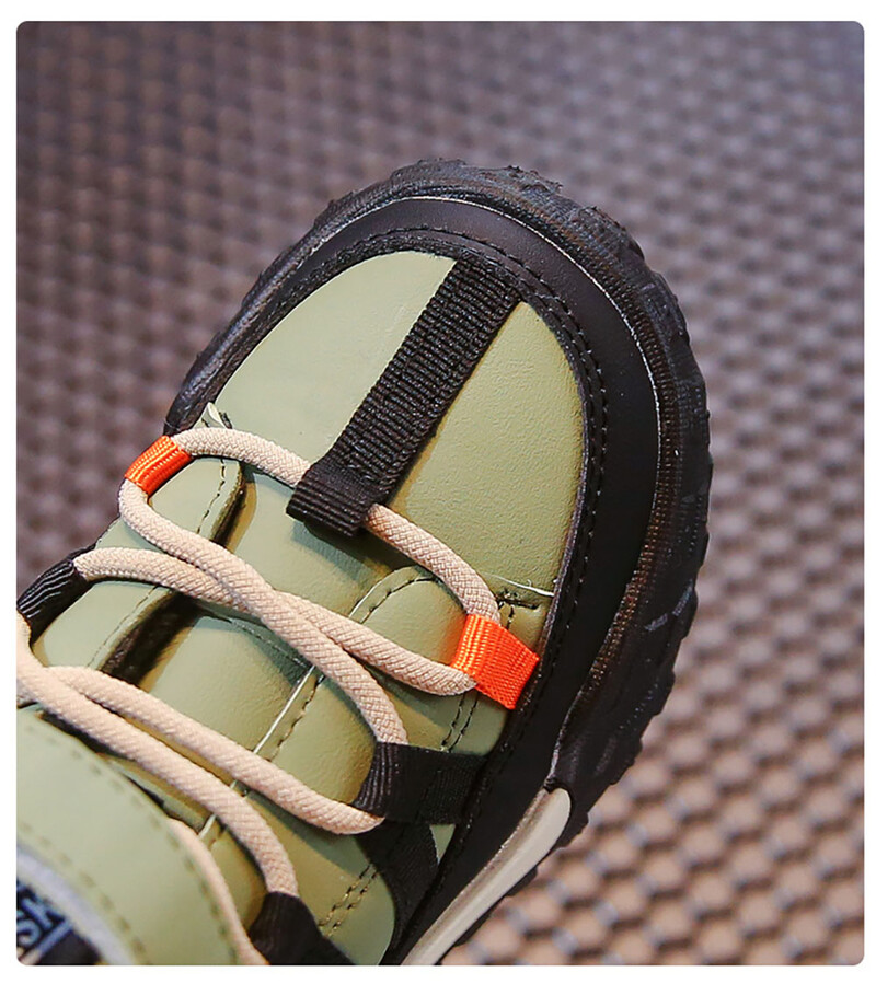 Pusaudžu ziemas sniega zābaki Biezi silti plīša zābaki pretslīdēšanas tendence modes bērnu mākslīgās kažokādas sporta apavi ziemas apavi