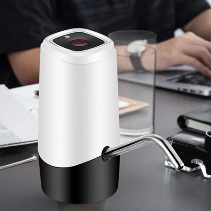 Automata elektromos vízszivattyú USB töltő vízadagoló háztartási konnektor csaptelep Szerszámok vízszivattyú készülék fekete