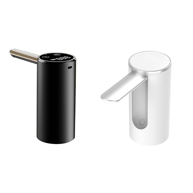 Érintőképernyős vödör vízszivattyú, automata vízadagoló, elektromos összecsukható vízszivattyú, mennyiségi vízkimenet, tartós fehér