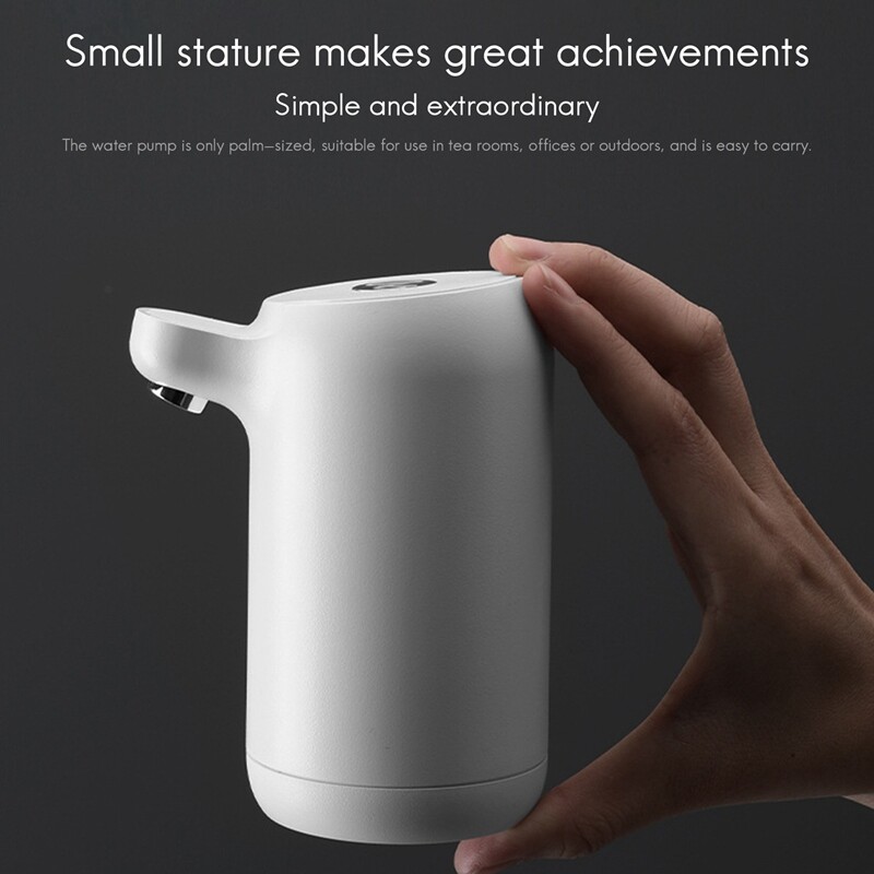 Automātiskais kontakta slēdzis ūdens pudeles sūknis USB mini uzlādes elektriskais ūdens padeves automāts galonu dzeramā pudele Sākums