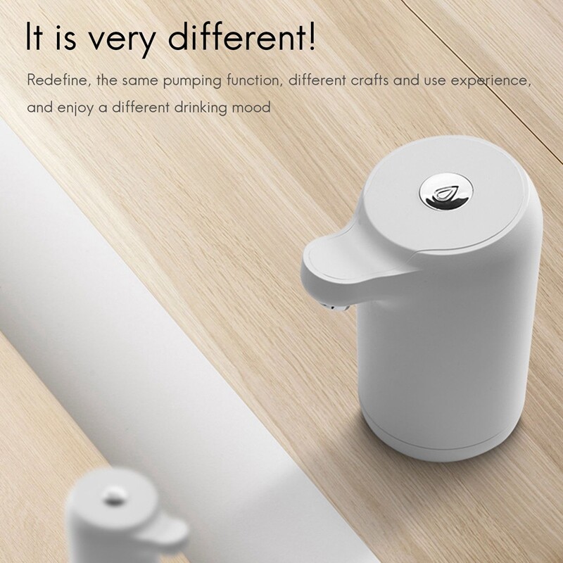 Automātiskais kontakta slēdzis ūdens pudeles sūknis USB mini uzlādes elektriskais ūdens padeves automāts galonu dzeramā pudele Sākums