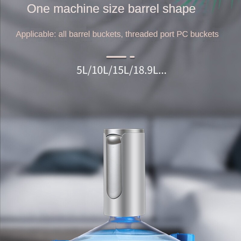 Pompă pentru sticlă de apă Dispozitiv electric de aspirare pliabil USB de uz casnic Dozator de apă Pompă de apă pentru sticlă de 5 galoane