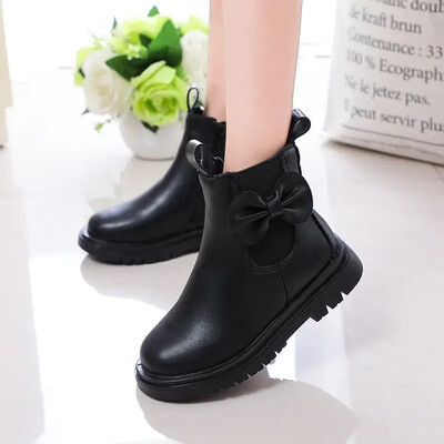 Sniega zābaki meitenēm ar priekšgala mezglu Princeses puszābaki bērniem Ūdensizturīgi silti kokvilnas potītes ar augstu rāvējslēdzēju rudens ziemas klasika 26-36