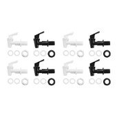 8 komplekti Rezerves dzesētāja jaucējkrāns Ūdens pudeles krūze, dozatora krāna krāna krāns Ūdens dzērienu sviras ieliešanas dozatora vārsts