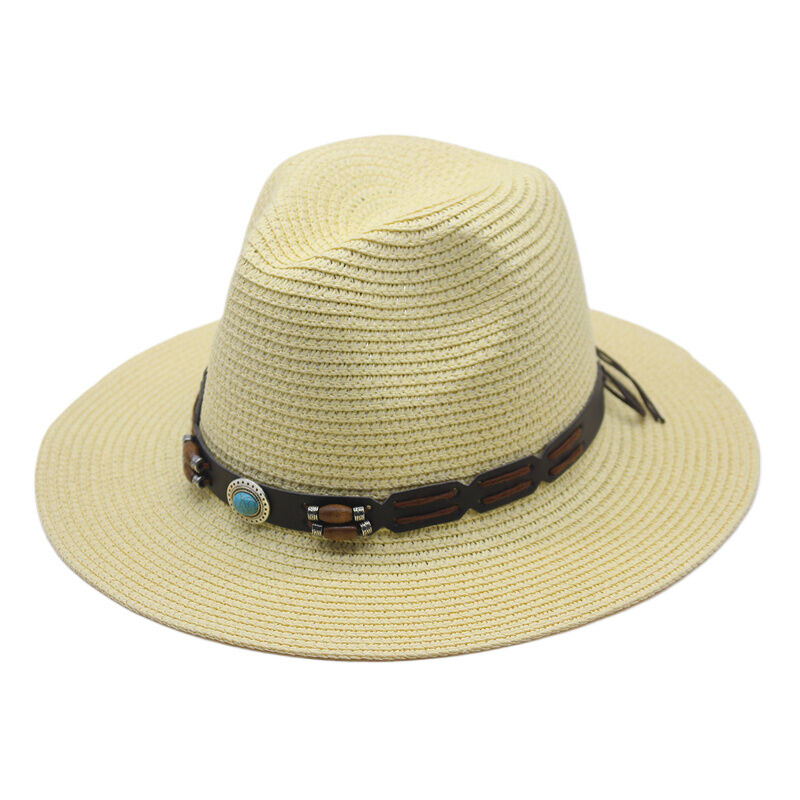 Ārējās tirdzniecības pavasara un vasaras vīriešu un sieviešu pāris cilindru cepure saules aizsardzības saules cepure āra ceļojumu cepure ar lielu malu saulessargu salmu cepure