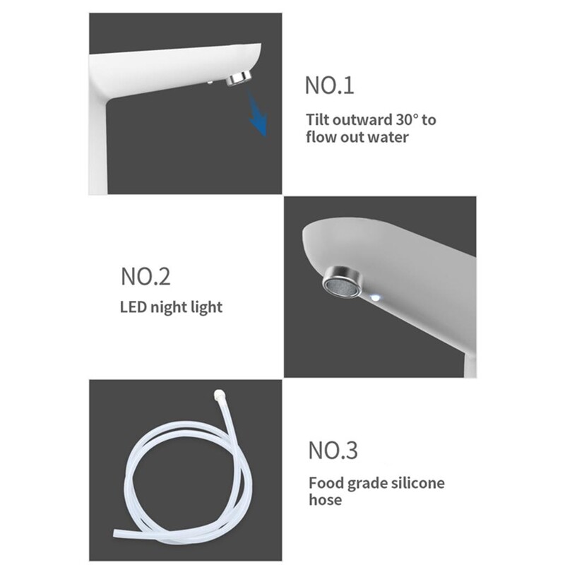 Buitinis elektrinis vandens butelio siurblys USB Lengvai montuojamas lauko stovyklavietėje