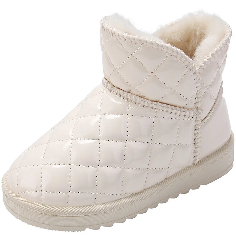 Bērniem 2024. gada ziema, jauni, moderni, ikdienas ar flīsa oderi, biezi silti, ērti zēnu un meiteņu sniega zābaki, moderni