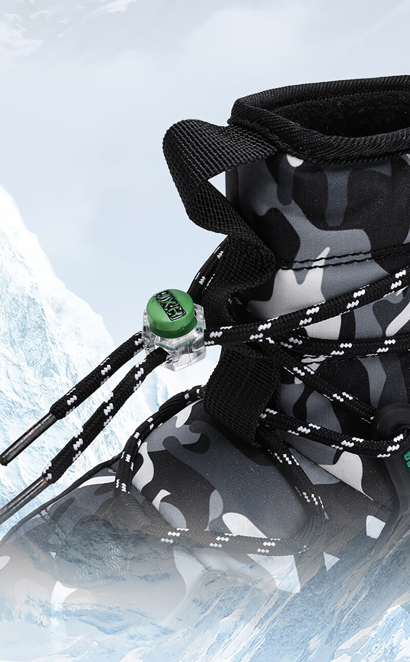 Ziemas plīša sniega zābaki meitenēm Biezi silti, mākslīgās kažokādas kokvilnas apavi Ūdensizturīgi pretslīdoši pusaudžu meiteņu sniega zābaki