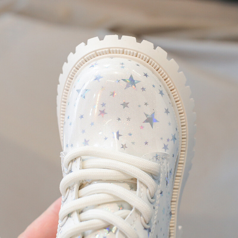 Φθινοπωρινές καινούργιες παιδικές μπότες Martin 1-6 χρονών bboys δερμάτινες μπότες αντιολισθητικές μαλακό πάτο κοριτσίστικα βρεφικά παιδικά παπούτσια