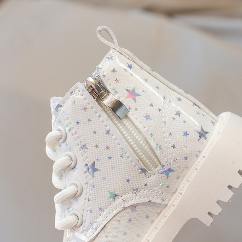 Φθινοπωρινές καινούργιες παιδικές μπότες Martin 1-6 χρονών bboys δερμάτινες μπότες αντιολισθητικές μαλακό πάτο κοριτσίστικα βρεφικά παιδικά παπούτσια