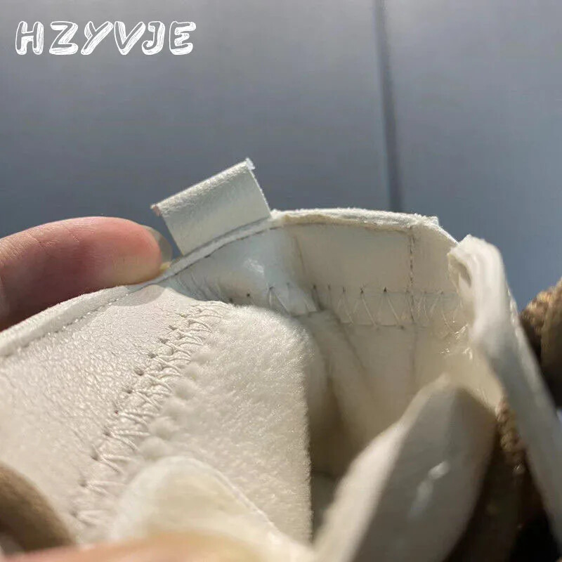 Κορίτσια Χειμώνας Προσθέστε βελούδινες και χοντρές ζεστές μπότες Αντιολισθητικά παιδικά παπούτσια για περπάτημα Trend All-match Μαύρες δερμάτινες μπότες Princess Shoes Boot