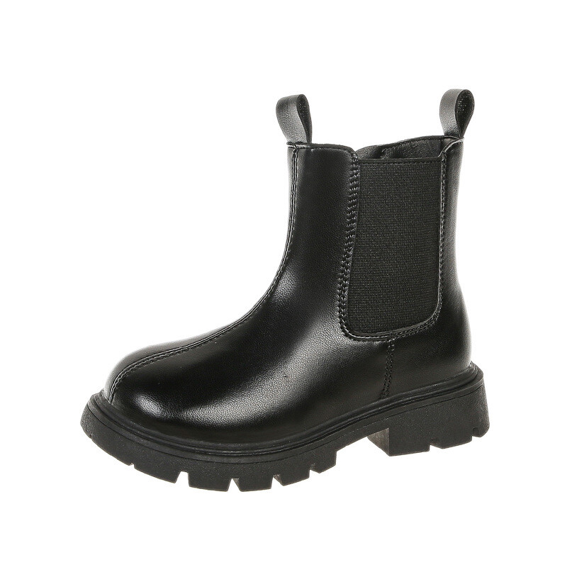 2024. gada rudens, ziema, jauni bērniem, īsi zābaki, zēni, meitenēm, apavi, PU ādas, bērnu zābaki, modes zābaki bērniem