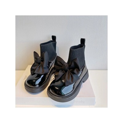 Vaikiški batai mergaitei kūdikiams ploni kailiniai rudeniniai odiniai bateliai, rožiniai, juodi, VAIKAMS trumpi bateliai ant kulkšnies, DYDŽIO 26-36#