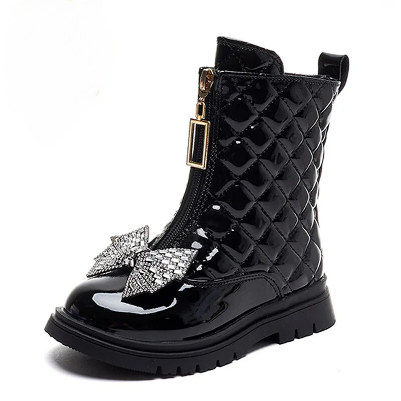 Bērnu modes zābaki bērniem Meiteņu kažokādas ziemas apavi Jauni ieradušies mazuļi Īsi potīšu zābaciņi 4-9g