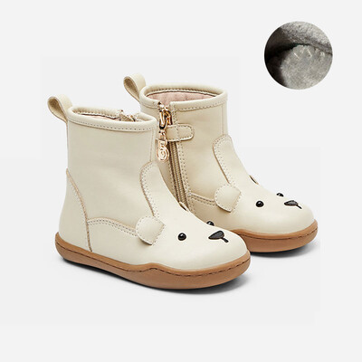 Mo Dou Baby Tipegő Cipők Lányok Princess Eredeti Tehénbőr Csizmák Őszi Téli Marhabőr Boka Martin Gyermek Gyerek Csizmák Puha